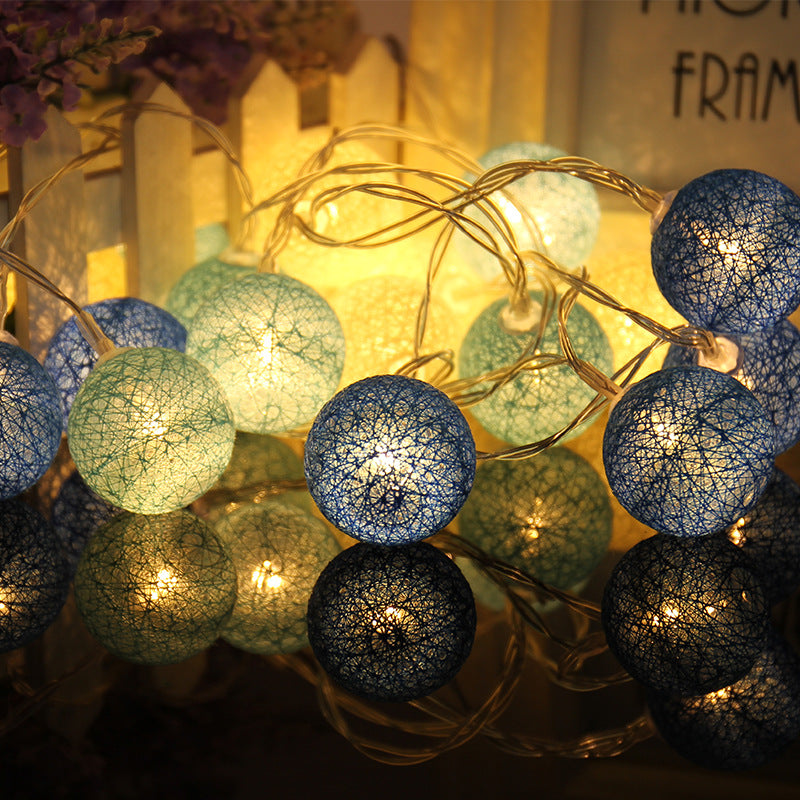 Cotton Balls LED String Lights