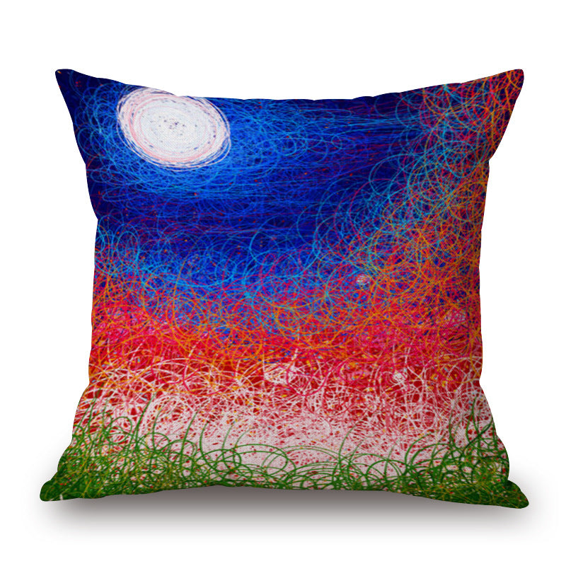 Fantasy Ink Landscape Pillow Cases