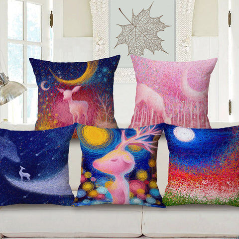 Fantasy Ink Landscape Pillow Cases