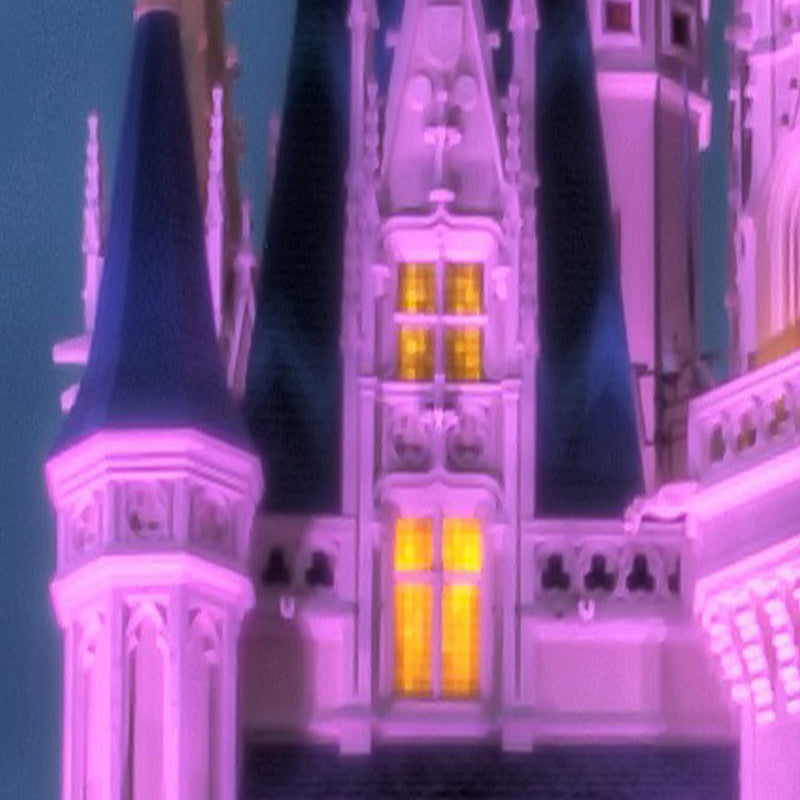 HD Starry Sky Castle Wallpaper