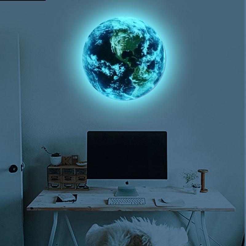 Luminous Earth 3D Wall Stickers