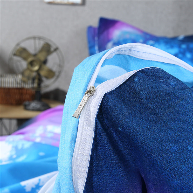 Blue Galaxy Horse Bedding Sets