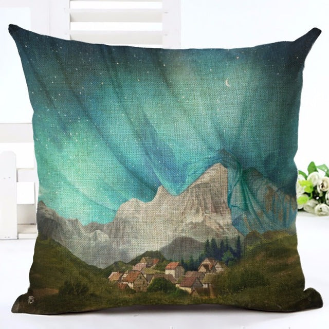 Nordic Fantasy Print Pillow Cases