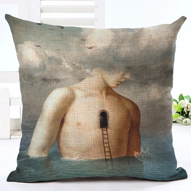 Nordic Fantasy Print Pillow Cases