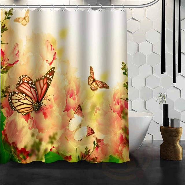 Fantasy Butterfly Shower Curtain