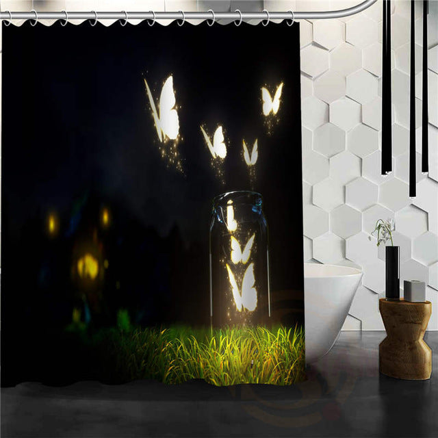 Fantasy Butterfly Shower Curtain