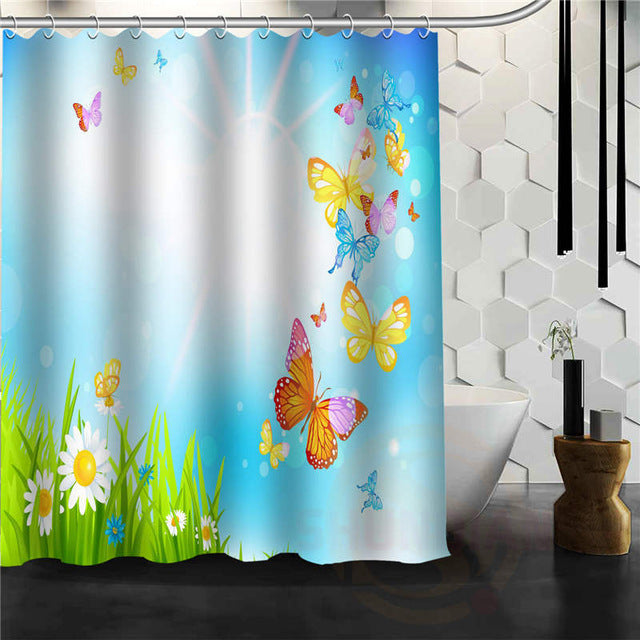 Fantasy Butterfly Shower Curtain