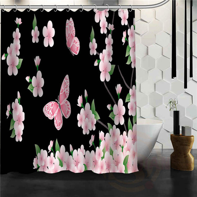 Fantasy Butterfly Shower Curtain