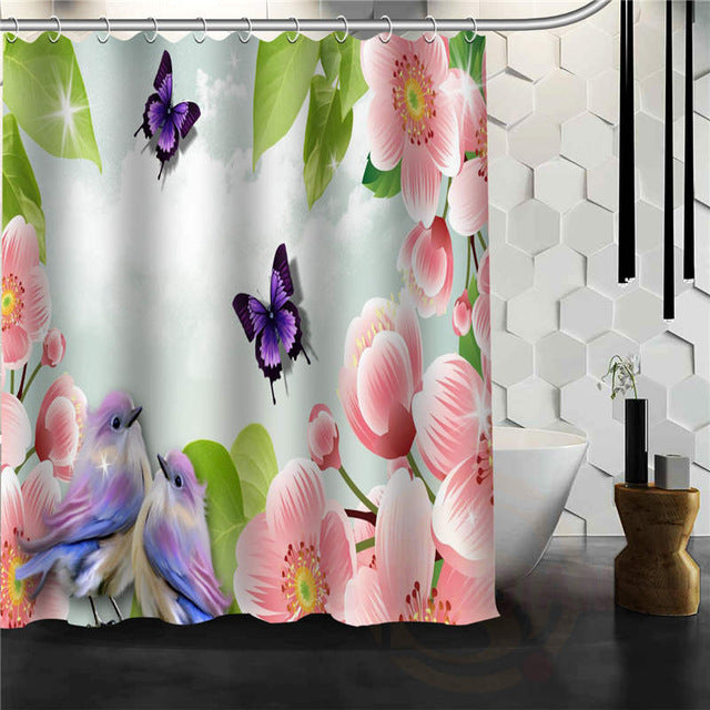 Fantasy Butterfly Shower Curtain