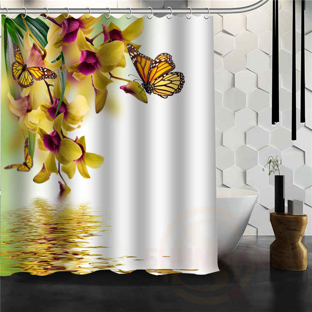 Fantasy Butterfly Shower Curtain