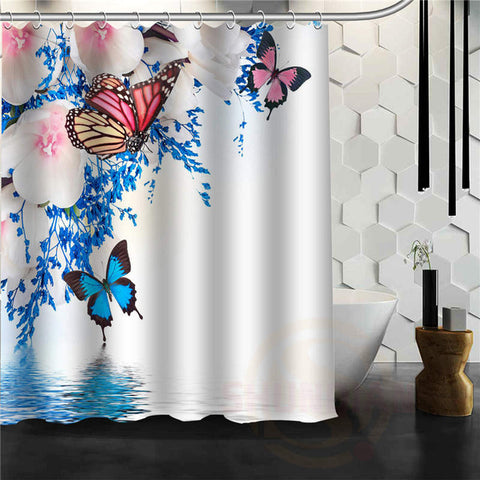 Fantasy Butterfly Shower Curtain