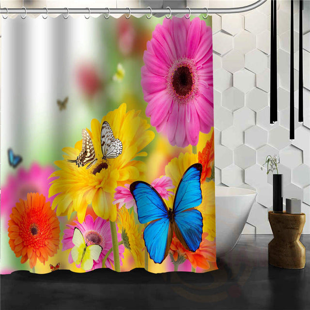 Fantasy Butterfly Shower Curtain