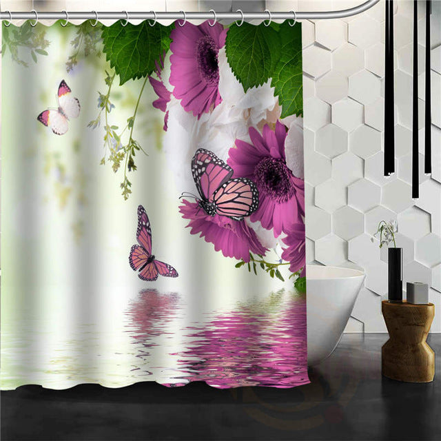 Fantasy Butterfly Shower Curtain