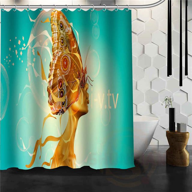 Fantasy Butterfly Shower Curtain