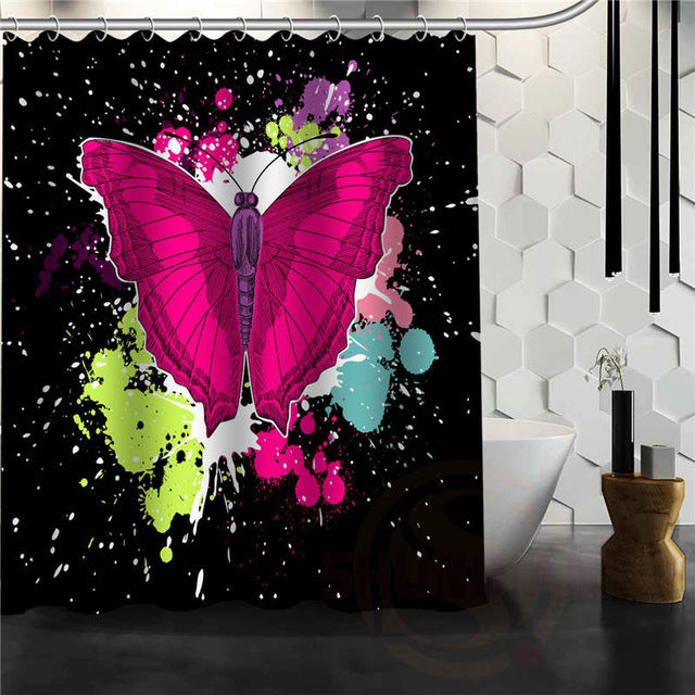 Fantasy Butterfly Shower Curtain