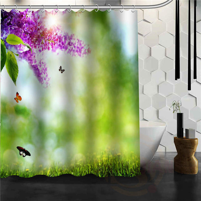 Fantasy Butterfly Shower Curtain